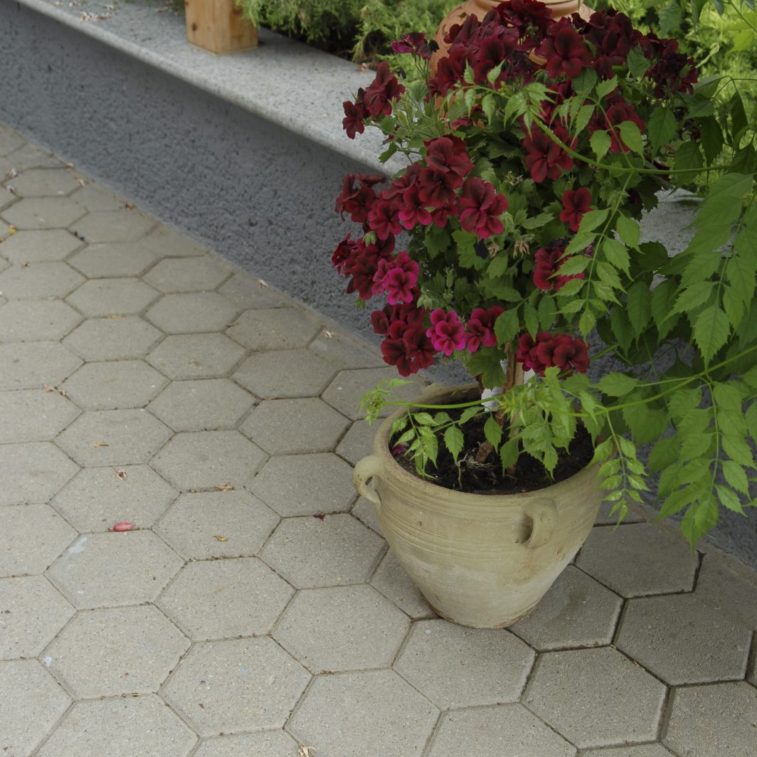 Weissenböck Silidur Sechseckstein, Pflasterstein, Grau